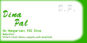 dina pal business card
